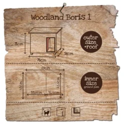Woodland Niche Pour Chien Boris Classic 78x56x71cm - Duvo+ -Promos Naturalis Pets Boutique woodland niche pour chien boris classic 78x56x71cm duvo 780 005 duvo specifications bois traite avec coupe vent toit en roofing 1 2